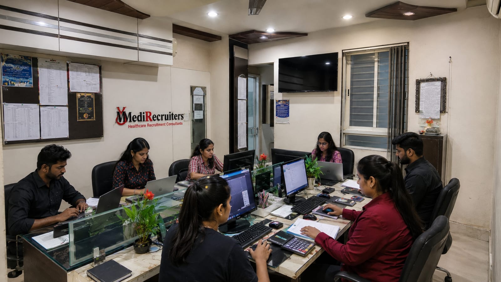 Doctor registering free for doctor led recruitment services in India